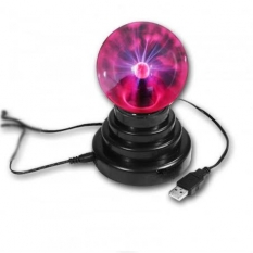 Alucinante, imperdible y original bola de plasma USB. Juegos de rayos y luces alucinante. El mejor regalo!!